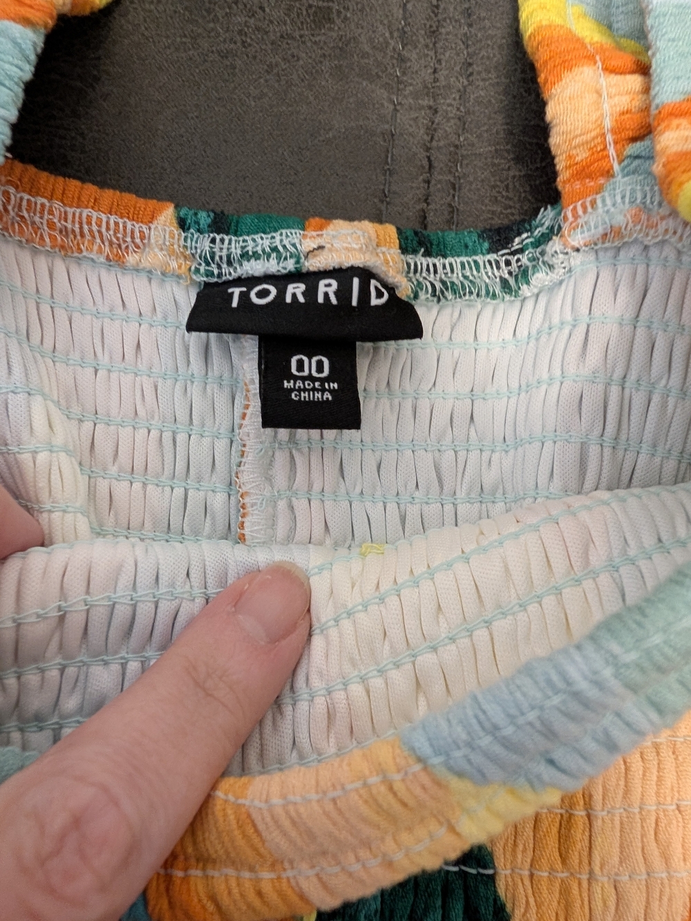 Torrid Multi-Color Geometric Tank - Picture 2 of 4